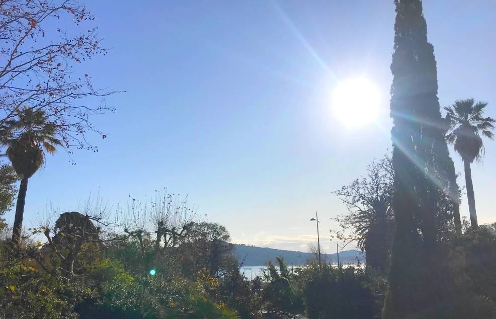 Vue mer de la Baie du Lazaret
