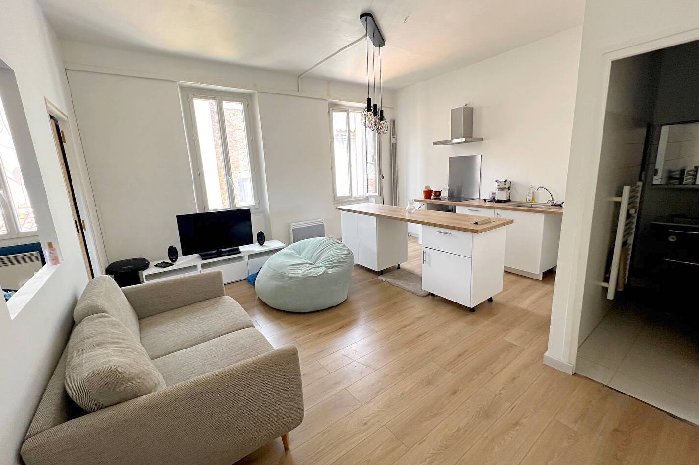 Appartement 2 pièces à vendre dans une ancienne maison de ville du quartier Saint-Jean du Var de Toulon