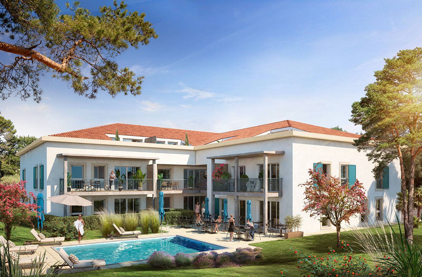 La résidence "Saisons Bleues", programme immobilier neuf à Sanary-sur-Mer