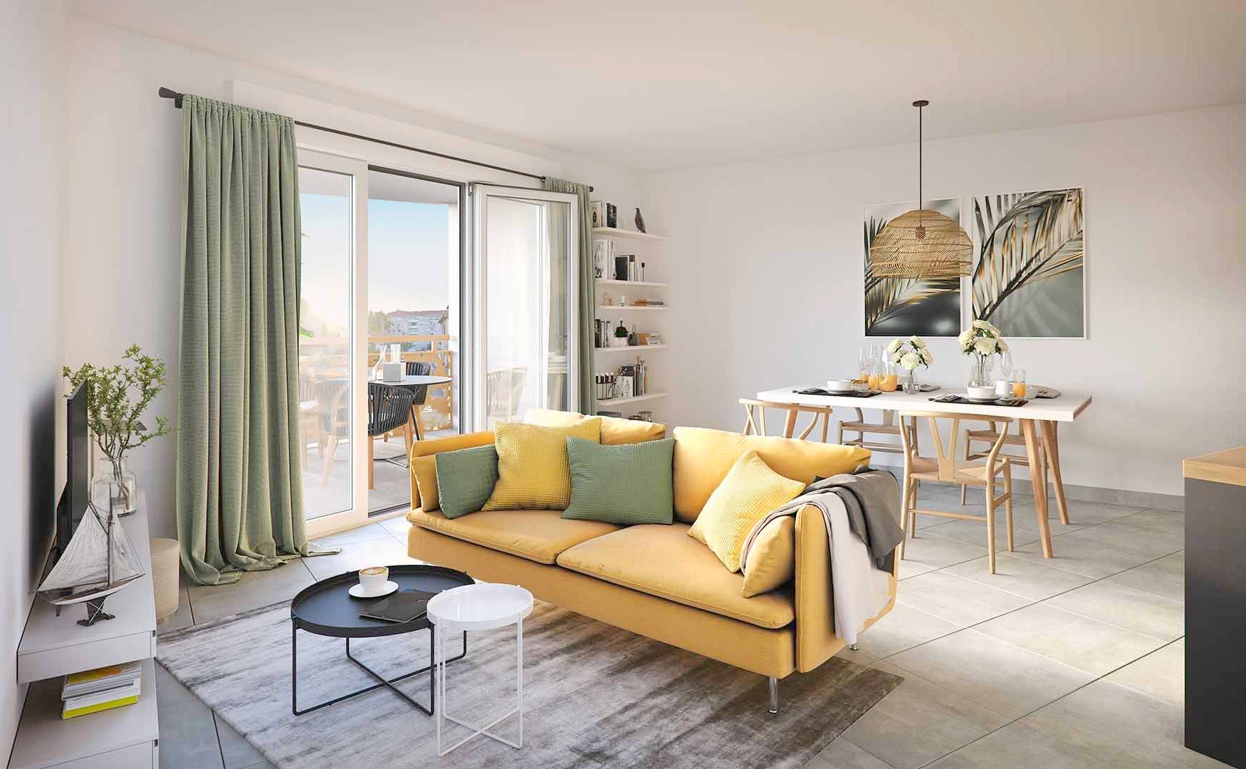 Appartement T2 avec terrasse à vendre en programme neuf à Toulon - Quartier Saint-Jean-du-Var