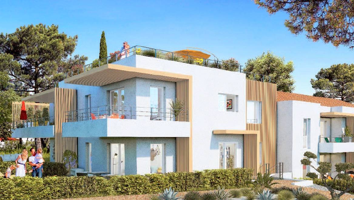 Appartement T4 rez-de-jardin neuf à vendre à Toulon